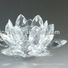 Clear Crystal Lotus Wholesale para la boda para llevar regalos